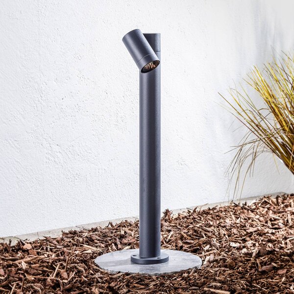 PRIOS Prios útvilágítás Tulimar, 1-lámpás, 60cm, fém, IP65, dimmelhető, Fekete, Alumínium, Modern