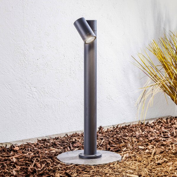 PRIOS Prios útvilágítás Tulimar, 1-lámpás, 60cm, fém, IP65, dimmelhető, Fekete, Alumínium, Modern
