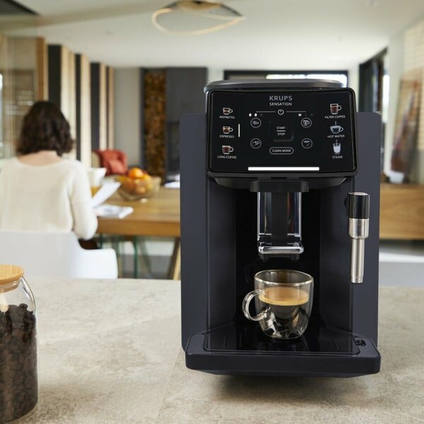 Krups EA910B Sensation C50 Automata kávéfőző, Fekete