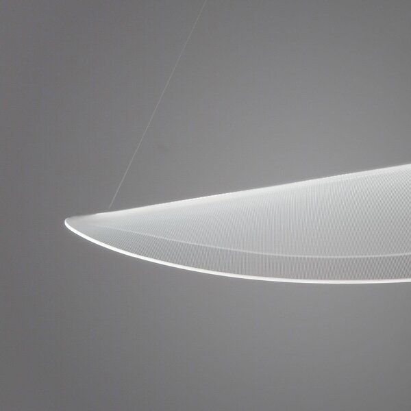 Stilnovo Diphy LED lógó világítás, 76 cm, DALI-dimmelhető, dimmelhető, Fehér / opál, Nappali / Étkező, Alumínium, Modern