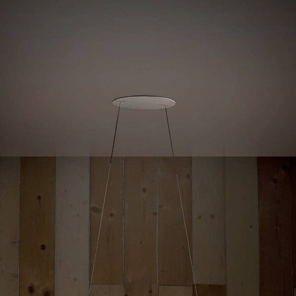 Stilnovo Diphy LED lógó világítás, 76 cm, DALI-dimmelhető, dimmelhető, Fehér / opál, Nappali / Étkező, Alumínium, Modern
