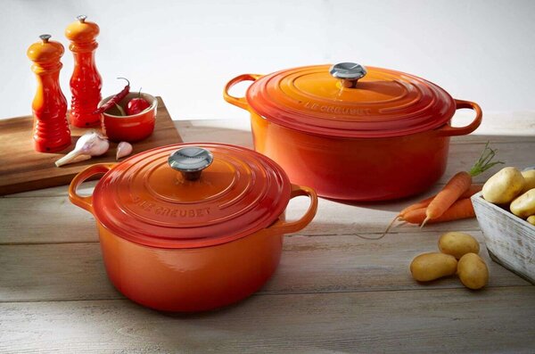 Le Creuset Signature Ovális Öntöttvas Főzőedény - Narancs - 31 cm