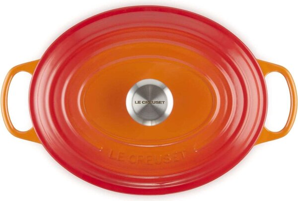 Le Creuset Signature Ovális Öntöttvas Főzőedény - Narancs - 31 cm