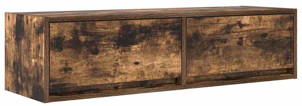TV szekrény 100 x 31 x 25,5 cm Füstölt tölgy Szerelt fa