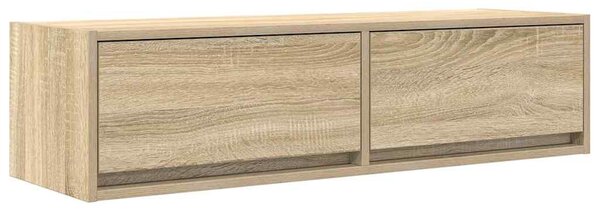 TV szekrény 100 x 31 x 25,5 cm sonoma tölgy Szerelt fa