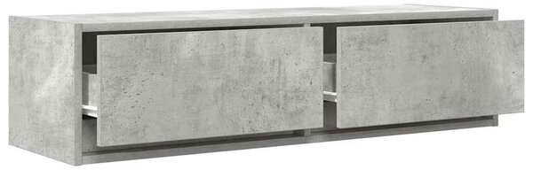 TV szekrény 100 x 31 x 25,5 cm Beton szürke Szerelt fa