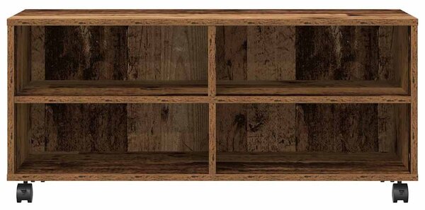TV szekrény 90 x 35 x 40.5 cm Barna Szerelt fa