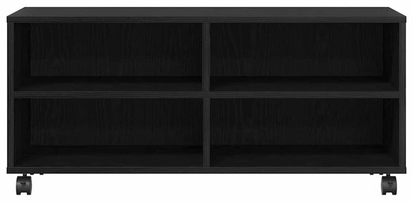TV szekrény 90 x 35 x 40.5 cm Fekete Szerelt fa