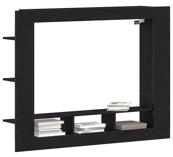TV szekrény 152 x 22 x 113 cm Musta tammi Szerelt fa