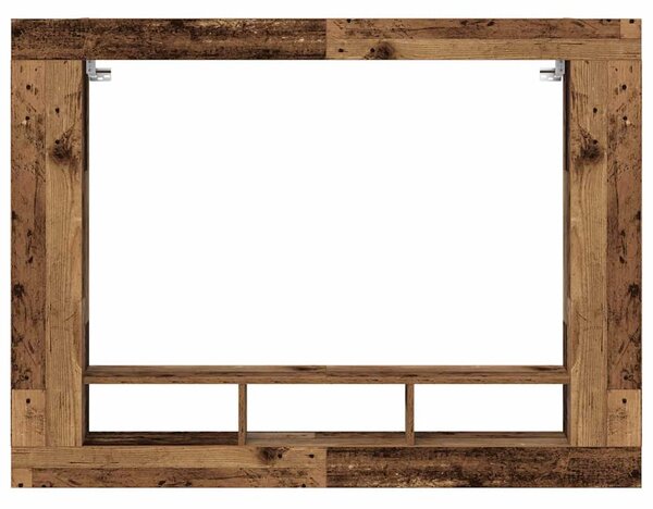 TV szekrény 152 x 22 x 113 cm Régi fa Szerelt fa