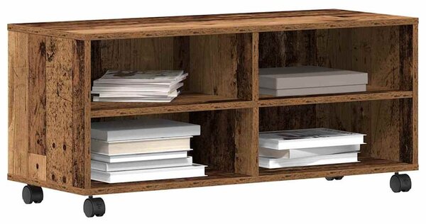 TV szekrény 90 x 35 x 40.5 cm Barna Szerelt fa