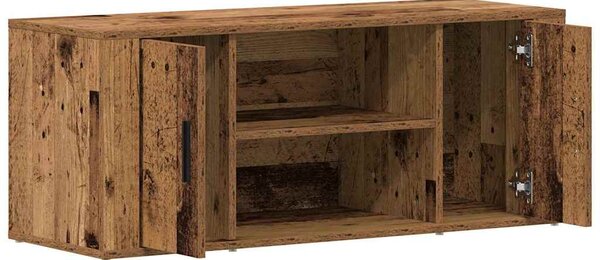 TV szekrény 100 x 35 x 40 cm Régi fa Szerelt fa