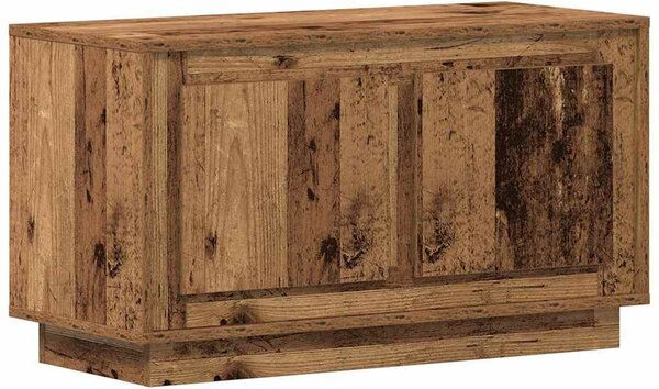 TV szekrény 80 x 35 x 45 cm Régi fa Szerelt fa