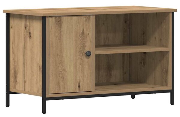 TV szekrény 80 x 40 x 50 cm kézműves tölgy Szerelt fa