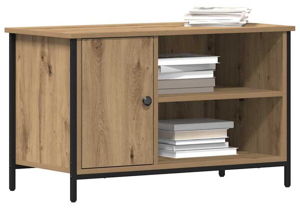 TV szekrény 80 x 40 x 50 cm kézműves tölgy Szerelt fa