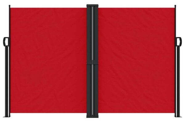 VidaXL piros behúzható oldalsó napellenző 160 x 1200 cm