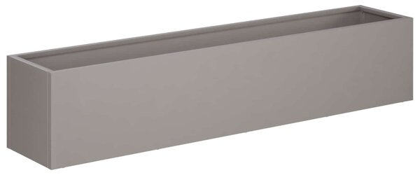Kerti cserép 2 db Rozsdás 80 x 20 x 20 cm Időjárásálló Acél