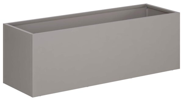 Kerti cserép 2 db Rozsdás 40 x 20 x 20 cm Időjárásálló Acél