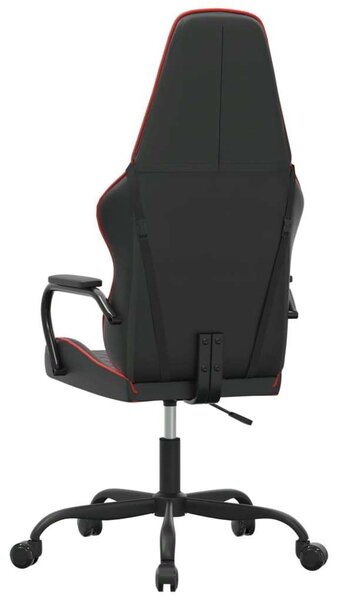 Gamer Szék - Masszázsfúggvénnyel - Piros-Fekete