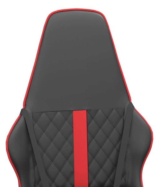 Gamer Szék - Masszázsfúggvénnyel - Piros-Fekete
