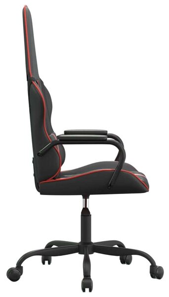 Gamer Szék - Masszázsfúggvénnyel - Piros-Fekete