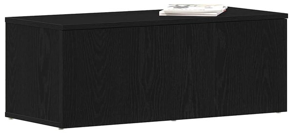 TV szekrény 80x34x30 cm Fekete tölgy Szerelt Fa