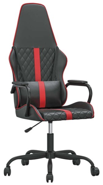 Gamer Szék - Masszázsfúggvénnyel - Piros-Fekete