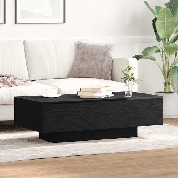 Dohányzóasztal Fekete tölgy 100 x 49,5 x 31 cm Szerelt Fa