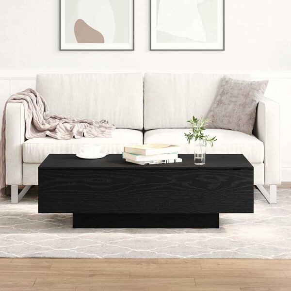 Dohányzóasztal Fekete tölgy 100 x 49,5 x 31 cm Szerelt Fa