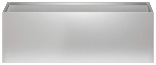 Kerti cserép 2 db Ezüst 60 x 20 x 20 cm Horganyzott Acél