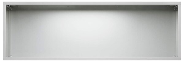 Kerti cserép 2 db Ezüst 60 x 20 x 20 cm Horganyzott Acél