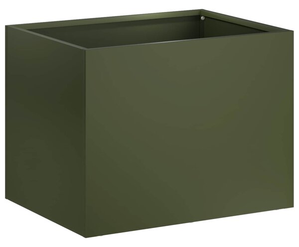 Kerti cserép 2 db Olajzöld 40 x 30 x 30 cm