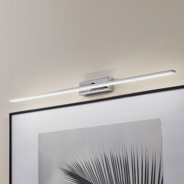 MCJ LED fali lámpa Miroir 80 cm króm 4000K, Króm / ezüst, Fürdőszoba, Alumínium, Modern