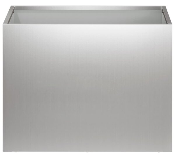 Kerti cserép 2 db Ezüst 40 x 30 x 30 cm Horganyzott Acél