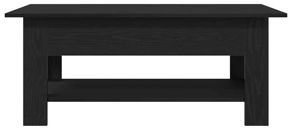 Dohányzóasztal Fekete tölgy 102 x 55 x 42 cm Szerelt Fa