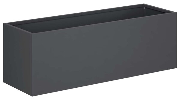 Kerti cserép 2 db Antracitszürke 40 x 20 x 20 cm