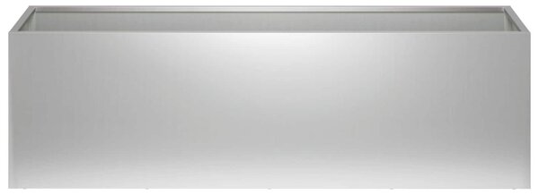 Kerti cserép Ezüst 80 x 30 x 30 cm Horganyzott Acél