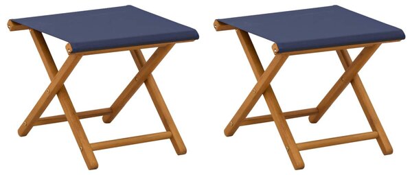 Hintaágy 2 pcs Tömör Eukaliptusz Fa Kék