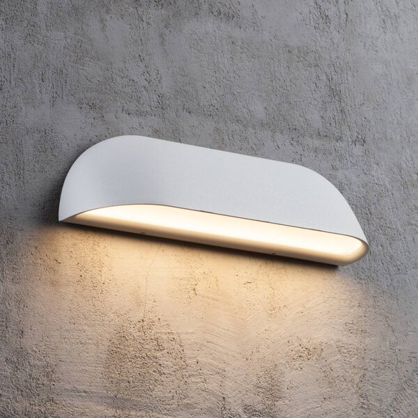 Nordlux LED kültéri fali lámpa Front 26, fehér, Fehér / opál, fém, Modern