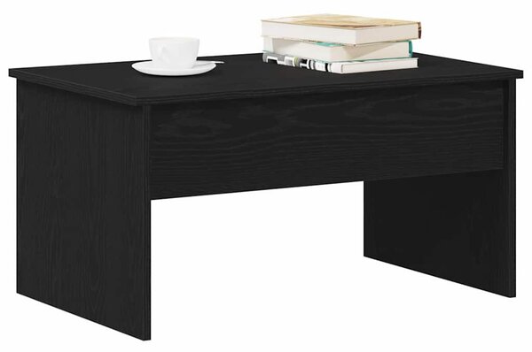 Dohányzóasztal Fekete tölgy 80 x 50,5 x 41,5 cm Szerelt Fa