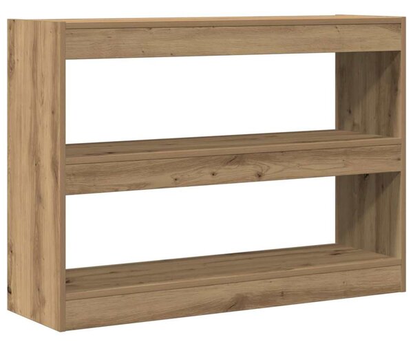Könyvszekrény 2 szintes 100 x 30 x 72 cm Szerelt Fa