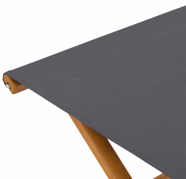Hintaágy 2 pcs Tömör Eukaliptusz Fa Szürke