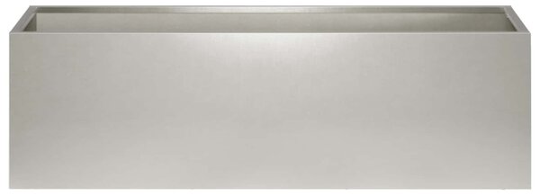 Kerti cserép Ezüst 80 x 30 x 30 cm Rozsdamentes Acél