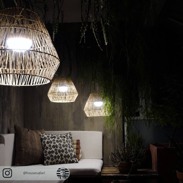 Newgarden Sisine LED-es függőlámpa újratölthető akkumulátorral, dimmelhető, Világos fa, Modern