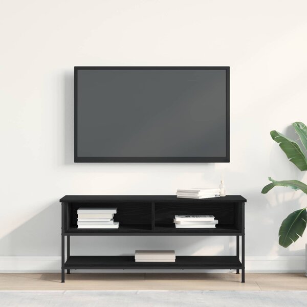 TV szekrény garnitúra 100 x 35 x 45 cm Fekete tölgy Szerelt Fa