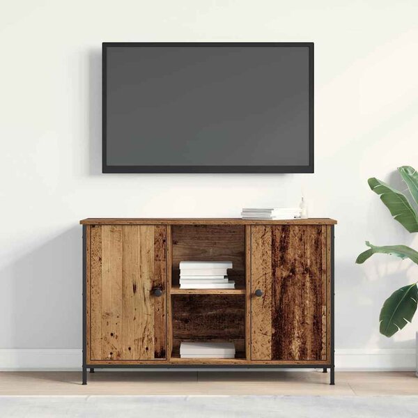 TV szekrény garnitúra 101 x 35 x 65 cm Öreg fa Szerelt Fa
