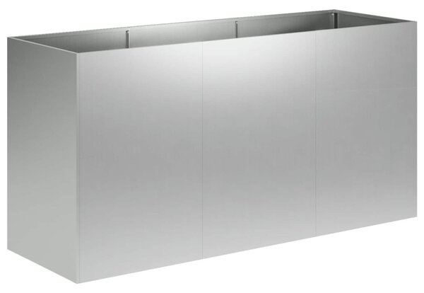 Kerti cserép Ezüst 120 x 40 x 60 cm Horganyzott Acél