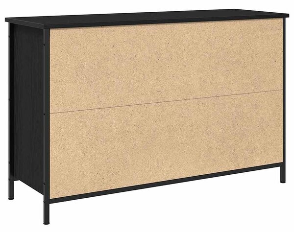TV szekrény garnitúra 101 x 35 x 65 cm Fekete tölgy Szerelt Fa