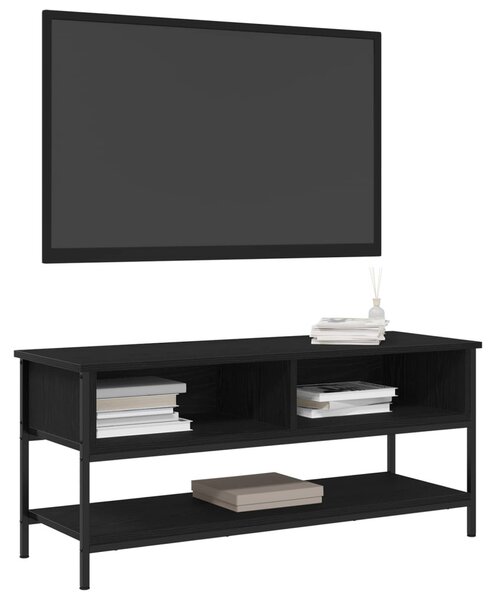 TV szekrény garnitúra 100 x 35 x 45 cm Fekete tölgy Szerelt Fa