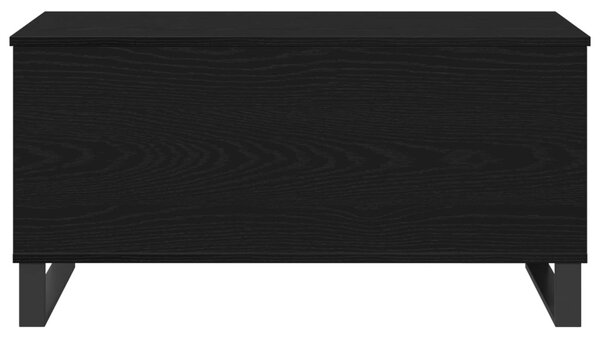 Dohányzóasztal Fekete tölgy 90 x 44,5 x 45 cm Szerelt Fa